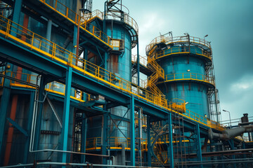 Aerial view of Industrial zone and technology park