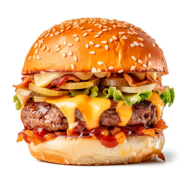 juicy burger in PNG