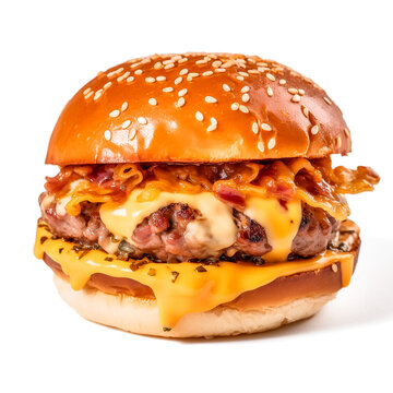 juicy burger in PNG