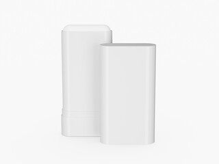 3d Empty White Open Soap Cover Mockup Packaging Front View On White Background 3d Illustration