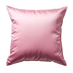 pink pillow png. pink cushion png. pillow top view. cushion flat lay isolated. silk satin pillow png