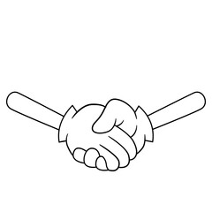 Gesture hand icon