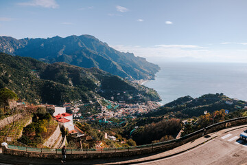 Amalfi Coast, traveling in Italy, landscapes and nature.