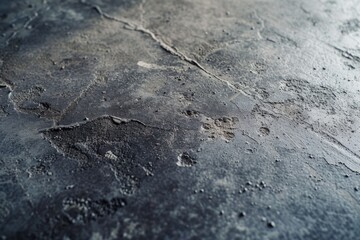 Close up of dog paw prints on a concrete surface. Can be used to depict pet ownership, animal tracks, or outdoor adventures with dogs - obrazy, fototapety, plakaty