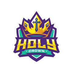 Holy crown sport logo design