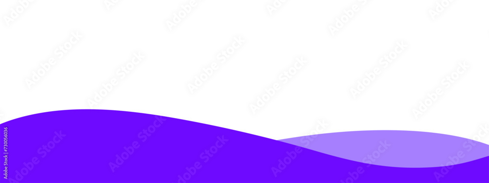 Wall mural separator header, modern divider shape for bottom of the page web site