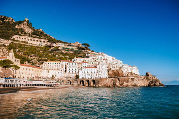 Amalfi Coast, traveling in Italy, landscapes and nature.