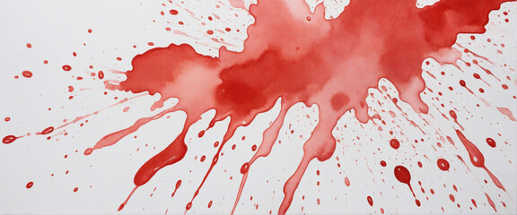 red watercolor stain element wall paper