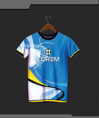 Vector mock up background for sports jerseys, race jerseys, running shirts, jersey designs for sublimation