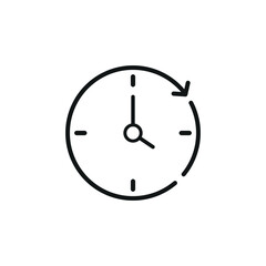 clock icon set vector illustration