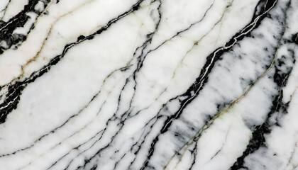 Fototapeta premium Oryginalna tekstura z kamienia naturalnego howlit, biało czarna, dekoracja płytka generative ai