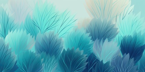 Fototapeta na wymiar aquamarine, thistle, darkturquoise gradient soft pastel line pattern vector illustration