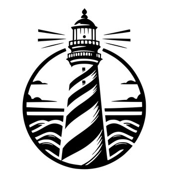 Lighthouse, Lighthouse Svg, Lighthouse Cut Files, Lighthouse Silhouette, Lighthouse Clipart, Lighthouse Monogram, Lighthouse Vector, Lighthouse Cricut,