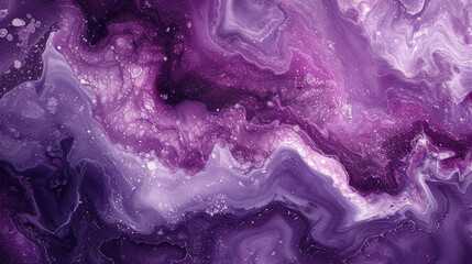 A mysterious purple marble texture, marble ink abstract art from a magical original painting for...