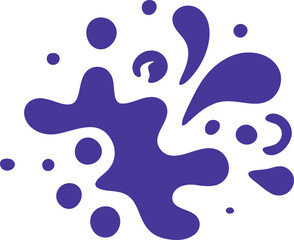 Fluid pattern illustration. Liquify abstract hand drawing design element