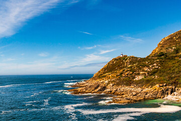 Paisaje en las Islas Cíes, Galicia.
