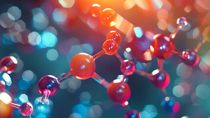 Visualization of Molecule Structures in Material Science.