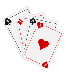 casino cards ace stock vector illustration