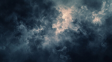 Dark smoke on dark color abstract watercolor background.  - obrazy, fototapety, plakaty