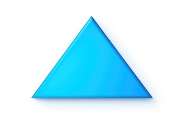 blue Triangle Vector Abstract Geometric