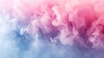 Pastel smoke on light color abstract watercolor background. 