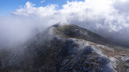 Montaña palentine drone view