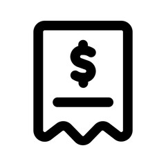 billing line icon
