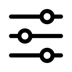 equalizer line icon