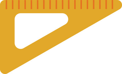 Chancellery. Flat style ruler.