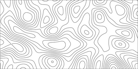 Contour map background. Geography scheme and terrain. Topography grid map. Stylized topographic contour map. Geographic line mountain relief. Abstract lines or wavy backdrop background.
