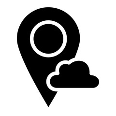 location pin glyph 