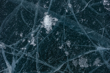 Texture of Cracked Ice Pieces