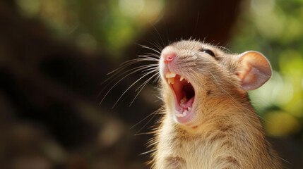 prairie dog with a ball. funny yawn make faces, laugh. Comical animal making a funny face that's impossible not to chuckle at. Funny smiling animal party animal making a silly face. Perfect for lighth