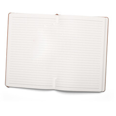 Realistic lined notepad isolated on transparent background.fit element for scenes project.