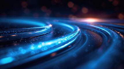 Car motion trails. Speed light streaks background with blurred fast moving light effect