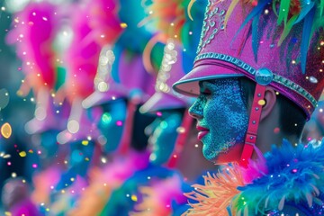 Parade Enchants With A Neon-Colored, Glittery Marching Band