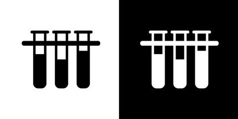 Penetration icon. Retort. Chemical bottle. Research.