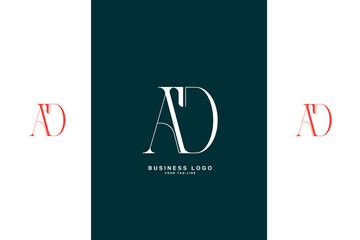 AD, DA, A, D, Abstract Letters Logo Monogram