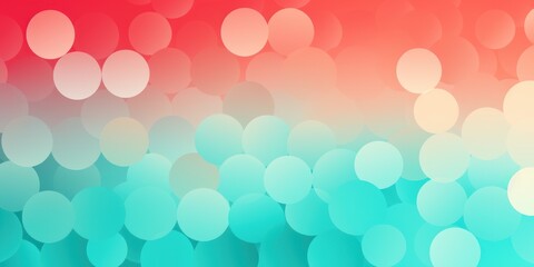 crimson, teal, honeydew gradient soft pastel dot pattern vector illustration