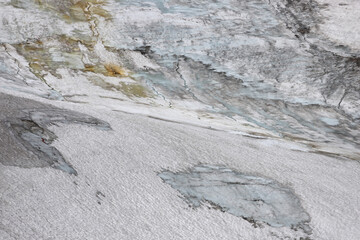 Zugspitze, the highest mountain in Germany, and Zugspitze Glacier in Bavarian Alps, Germany