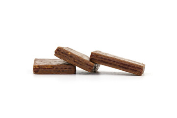 chocolate bar isolated on white