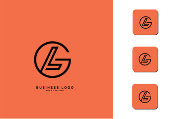 GL, LG, G, L, Abstract Letters Logo Monogram