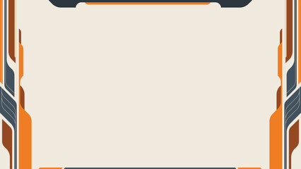 Background template flat design vintage color 