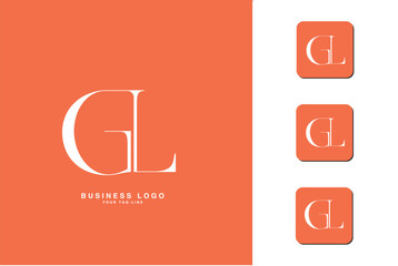 Fototapeta premium GL, LG, G, L, Abstract Letters Logo Monogram