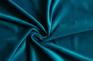 emerald soft velvet fabric detail