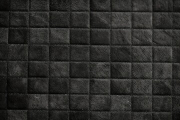 Black square checkered carpet texture
