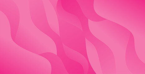 Fototapeta na wymiar Abstract gradient pink color background design for banner designs, posters with fluid wave shapes