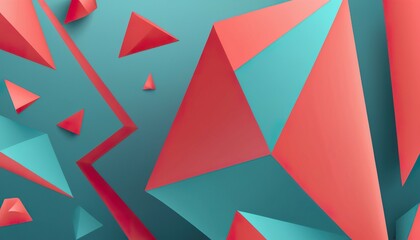 3d geometric shapes abstract background