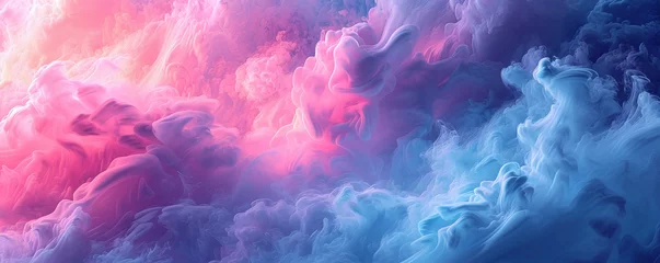 Fotobehang blue pink gradient background © Oleksandr
