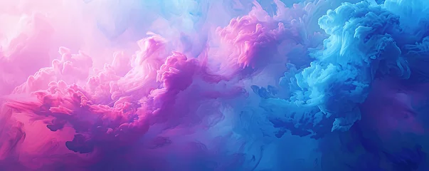 Muurstickers blue pink gradient background © Oleksandr